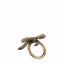 Bodhi Accessories Bow Napkin Ring Antique Gold 4pk House of Isabella UK