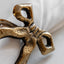 Bodhi Accessories Bow Napkin Ring Antique Gold 4pk House of Isabella UK