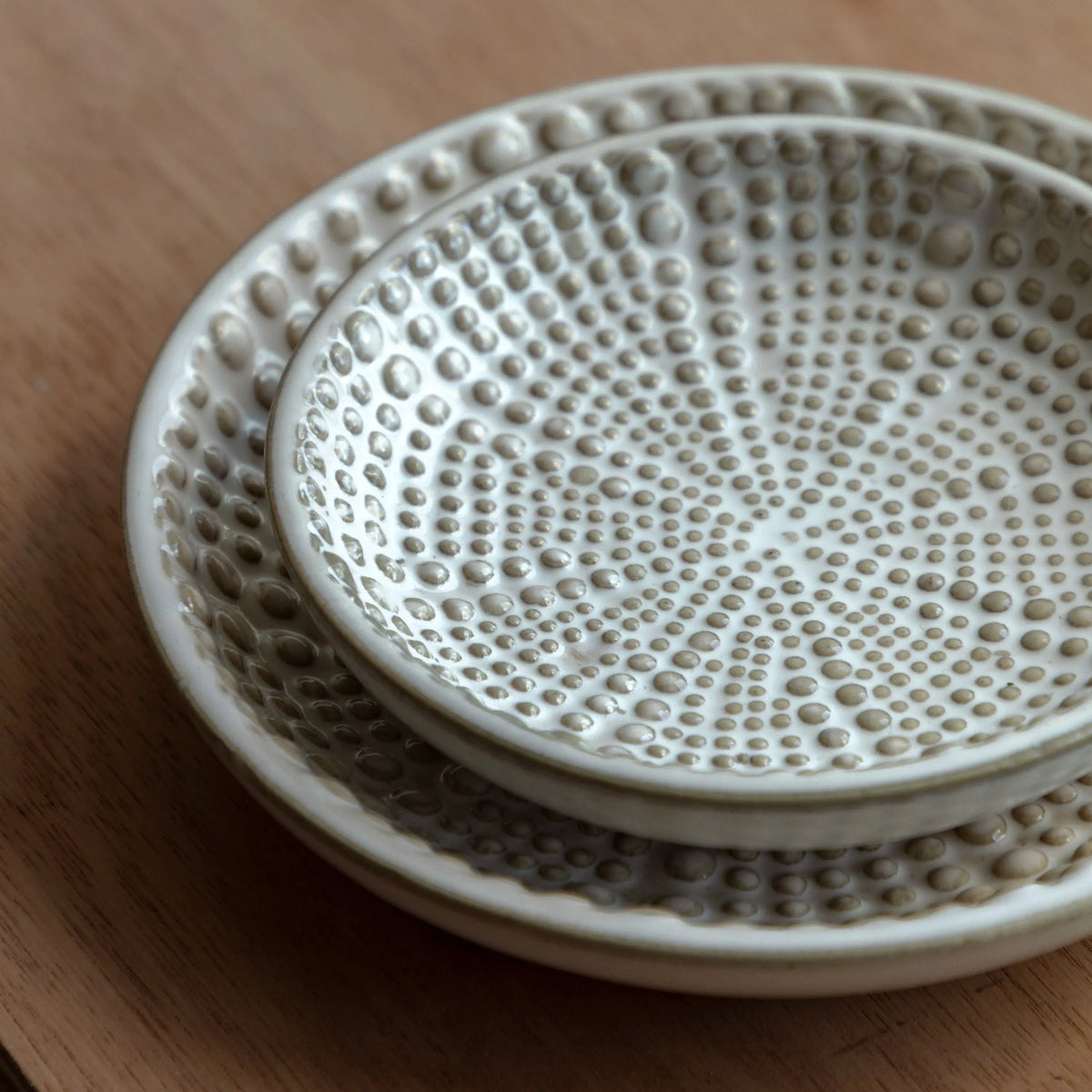 Bodhi Accessories Brea Beaded Trinket Tray Set of 2 House of Isabella UK