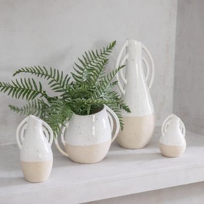 Bodhi Accessories Buckfastleigh Pot White 200x140x170mm House of Isabella UK