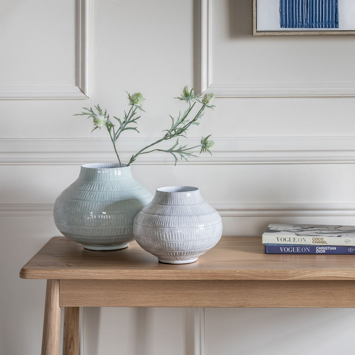 Buckingham Vase - Small Grey.