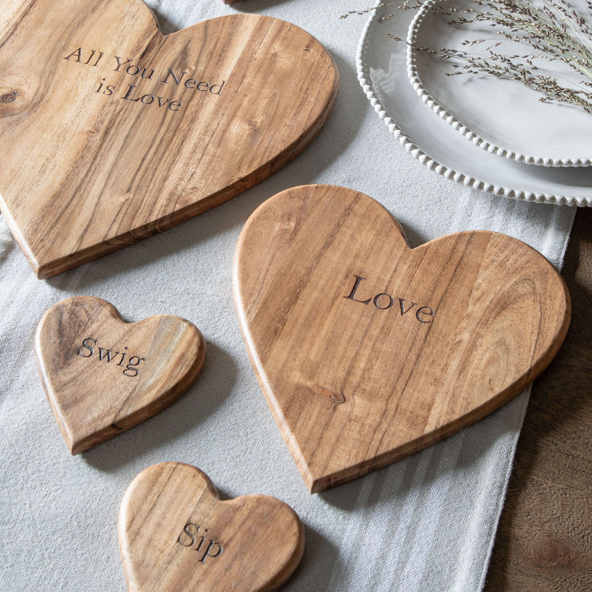 Buckland Heart Chopping Board.