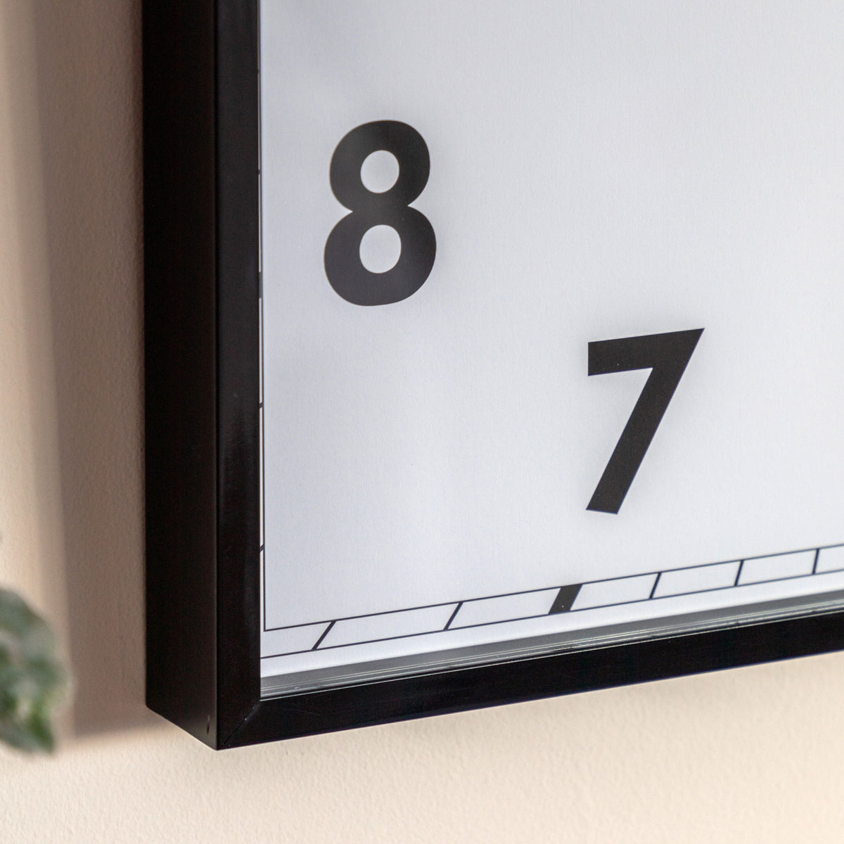 Bodhi Accessories Buxtone Wall Clock Black House of Isabella UK