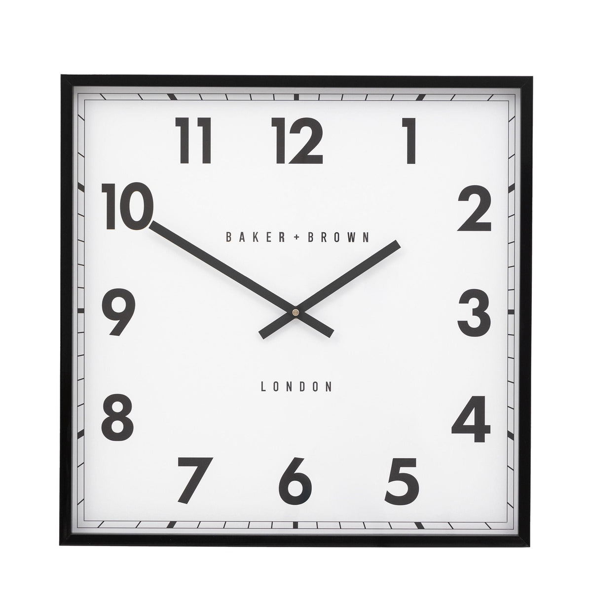 Bodhi Accessories Buxtone Wall Clock Black House of Isabella UK