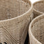 Bodhi Accessories Cameroon Baskets Natural & Black Set of 3 House of Isabella UK