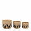Bodhi Accessories Cameroon Baskets Natural & Black Set of 3 House of Isabella UK