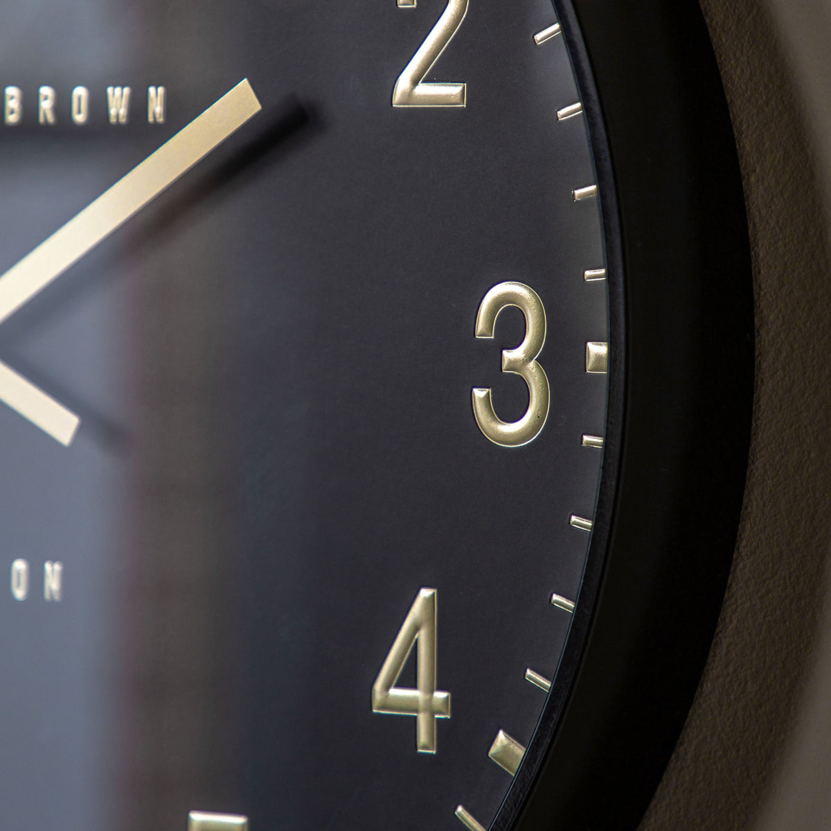 Bodhi Accessories Campo Wall Clock Black House of Isabella UK