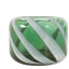 Bodhi Accessories Candy Stripe Tealight Holder Set of 2 Green House of Isabella UK