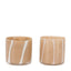 Bodhi Accessories Candy Tealight Holder Beige&Cream 2pk House of Isabella UK