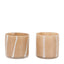 Bodhi Accessories Candy Tealight Holder Beige&Cream 2pk House of Isabella UK