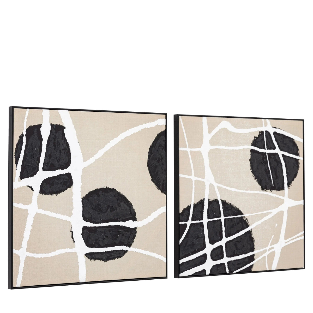 Bodhi Accessories Capture Framed Canvas Set of 2 House of Isabella UK