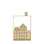 Bodhi Accessories Casa Candleholder Small Gold House of Isabella UK