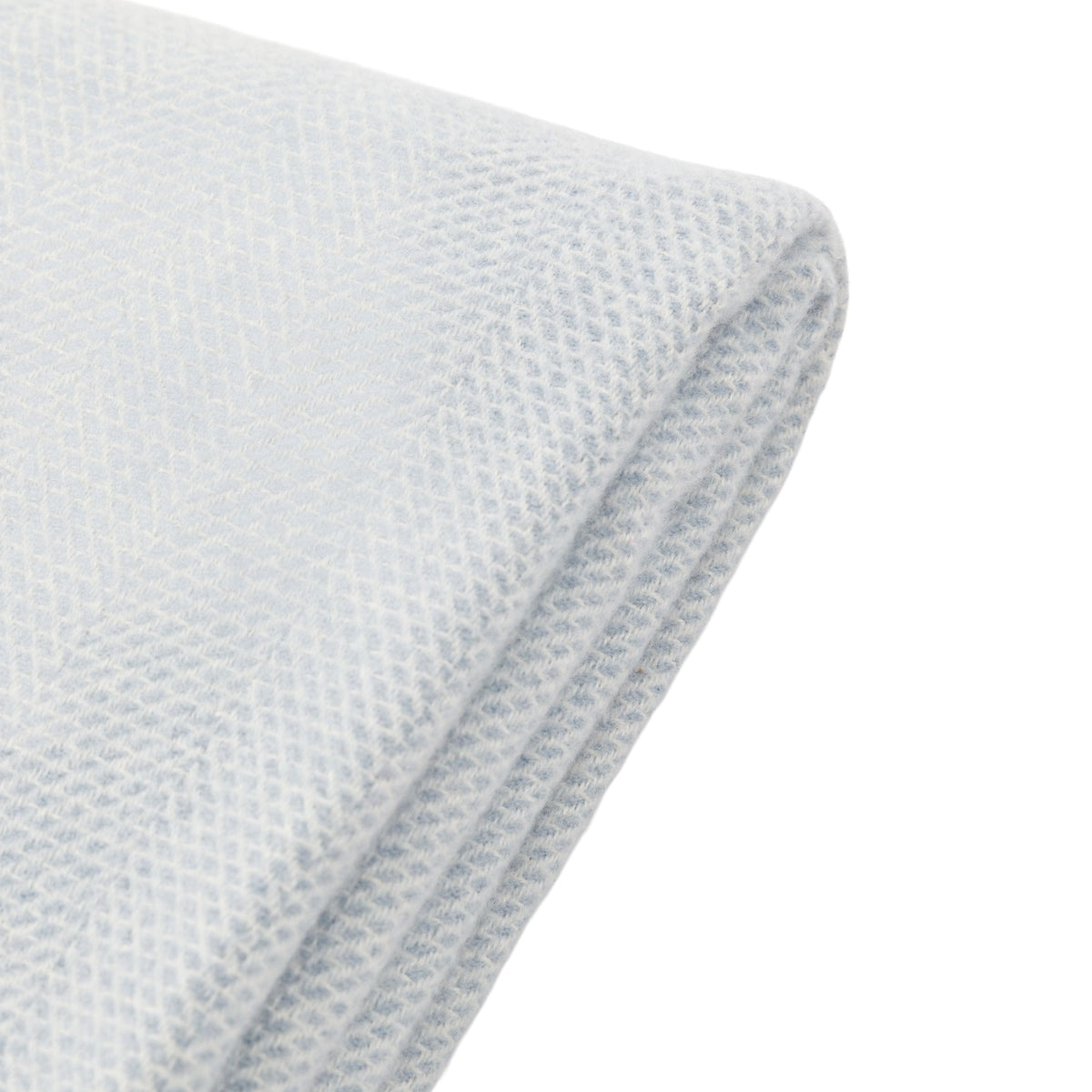 Bodhi Accessories Cassis Herringbone Throw Blue House of Isabella UK