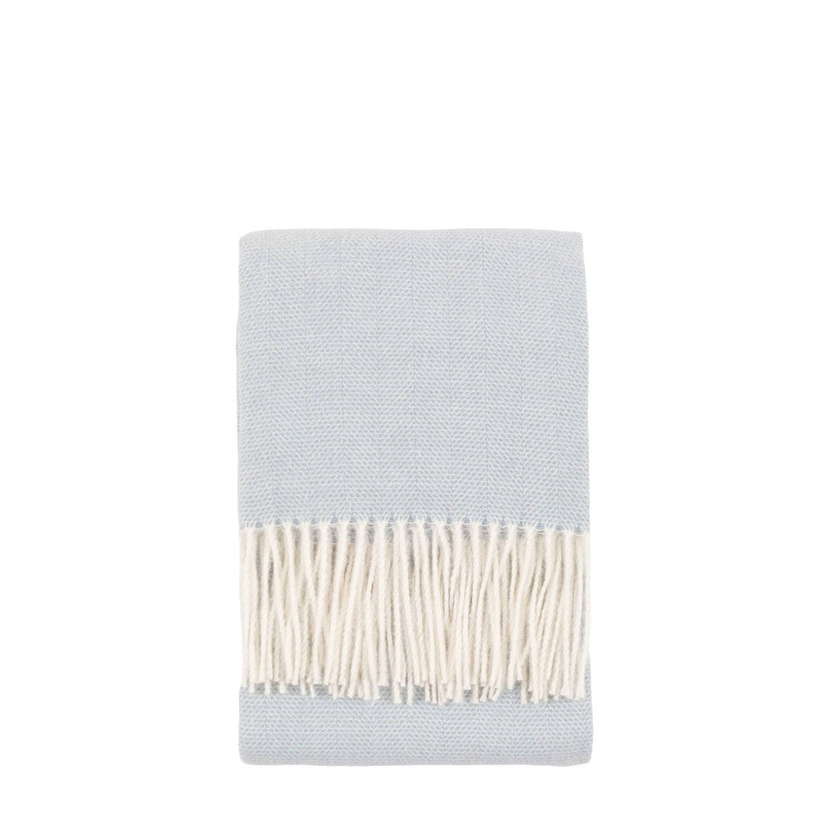Bodhi Accessories Cassis Herringbone Throw Blue House of Isabella UK