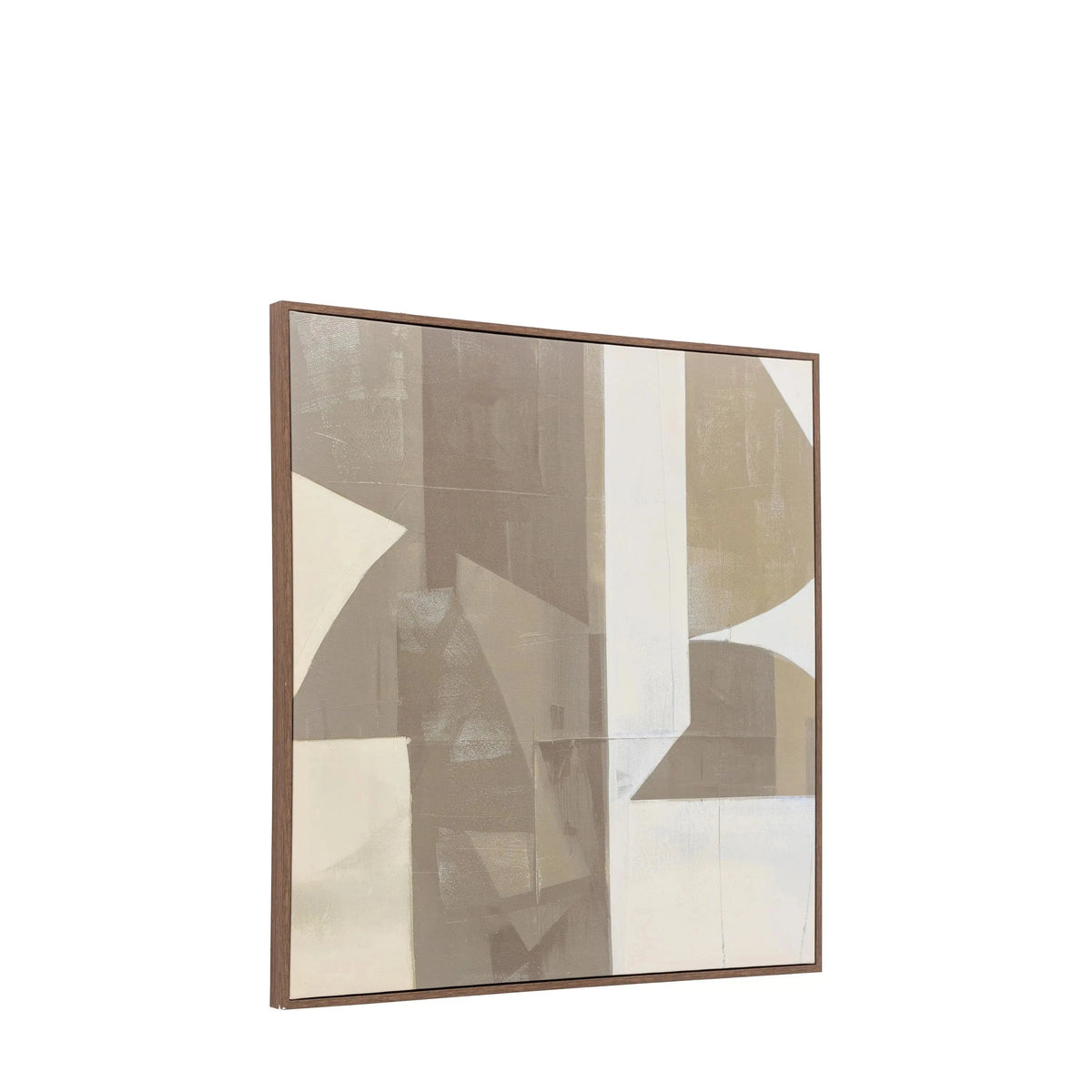 Bodhi Accessories Cemento Abstract Framed Canvas House of Isabella UK