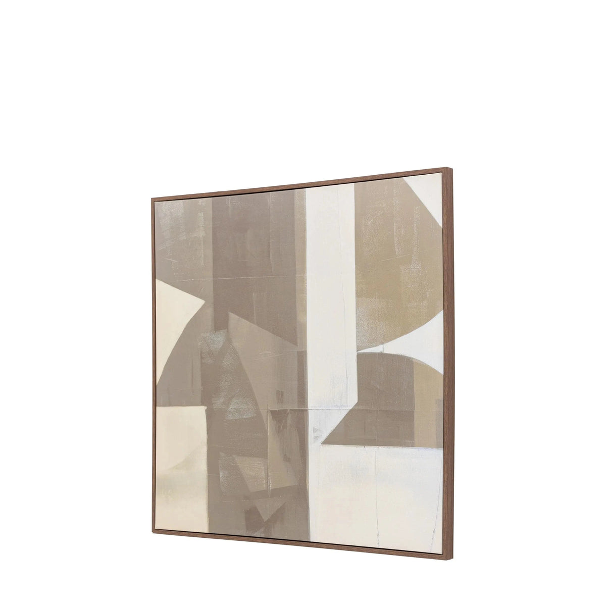 Bodhi Accessories Cemento Abstract Framed Canvas House of Isabella UK