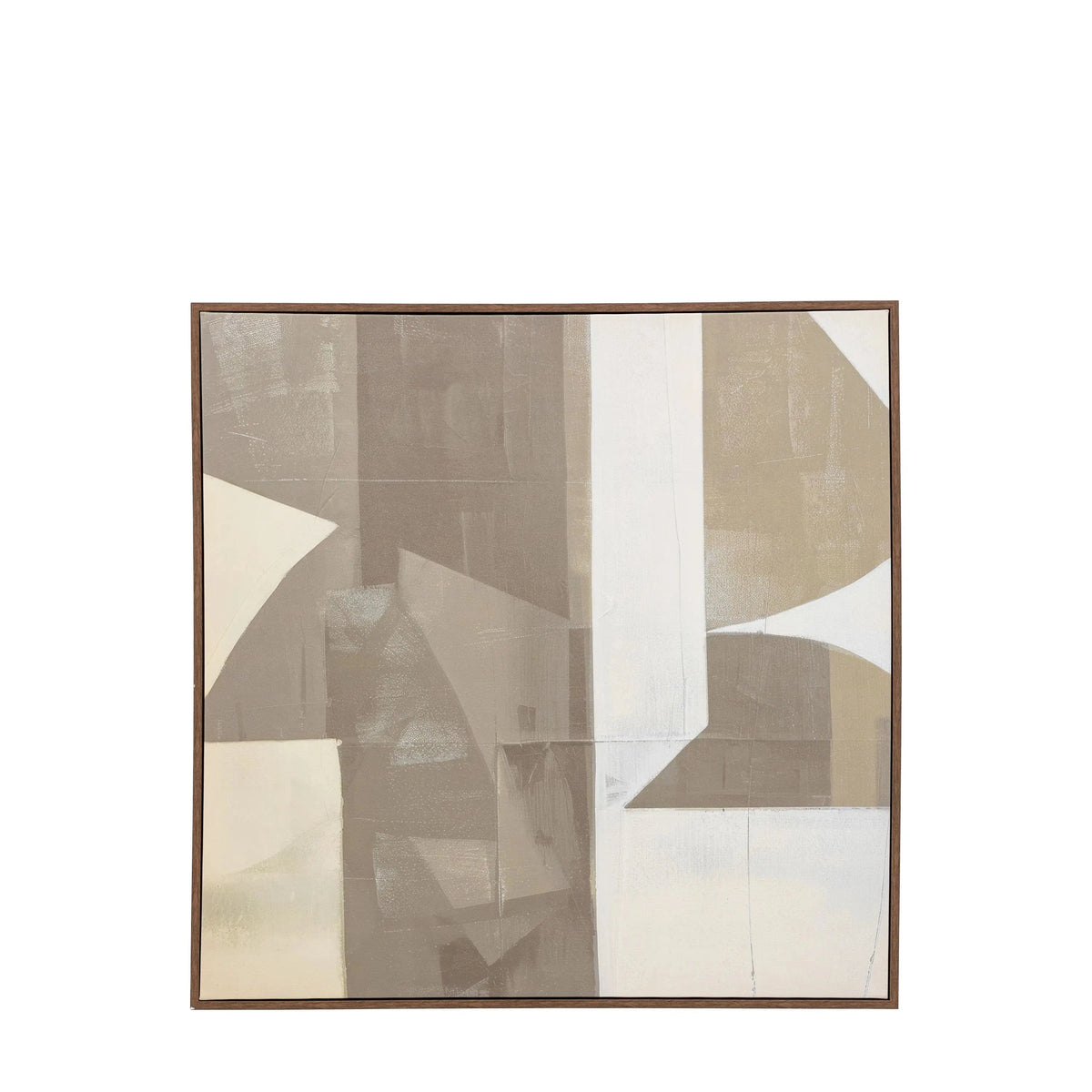 Bodhi Accessories Cemento Abstract Framed Canvas House of Isabella UK