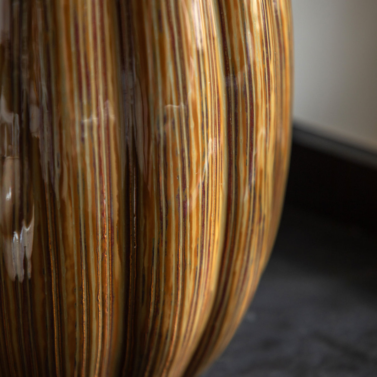 Bodhi Accessories Ceramic Pumpkin Rust House of Isabella UK