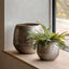 Bodhi Accessories Chatai Planters Antique Silver 2pk House of Isabella UK