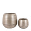 Bodhi Accessories Chatai Planters Antique Silver 2pk House of Isabella UK