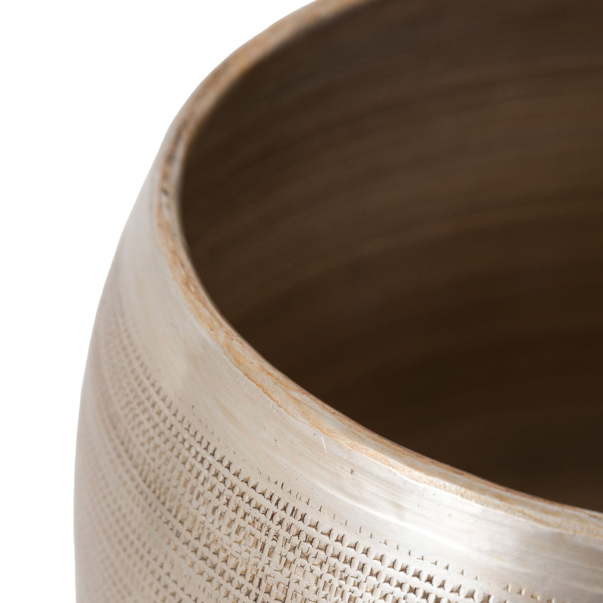 Bodhi Accessories Chatai Planters Antique Silver 2pk House of Isabella UK