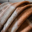 Bodhi Accessories Check Faux Mohair Throw Rust House of Isabella UK