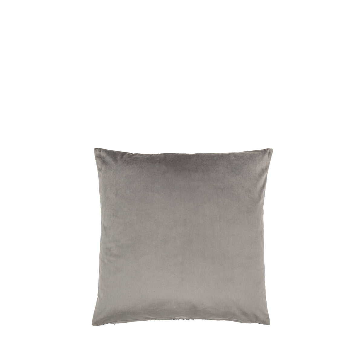 Bodhi Accessories Chenille Cushion Grey House of Isabella UK