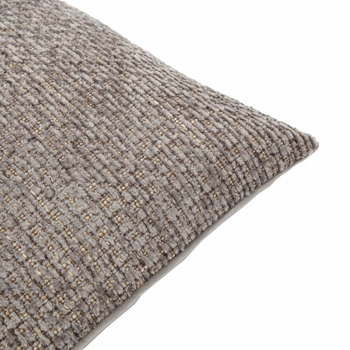 Bodhi Accessories Chenille Cushion Grey House of Isabella UK