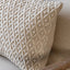 Bodhi Accessories Cheslyn Woven Cushion Cream House of Isabella UK