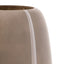 Bodhi Accessories Claro Stripe Glass Vase Taupe Large House of Isabella UK