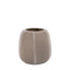 Bodhi Accessories Claro Stripe Glass Vase Taupe Small House of Isabella UK