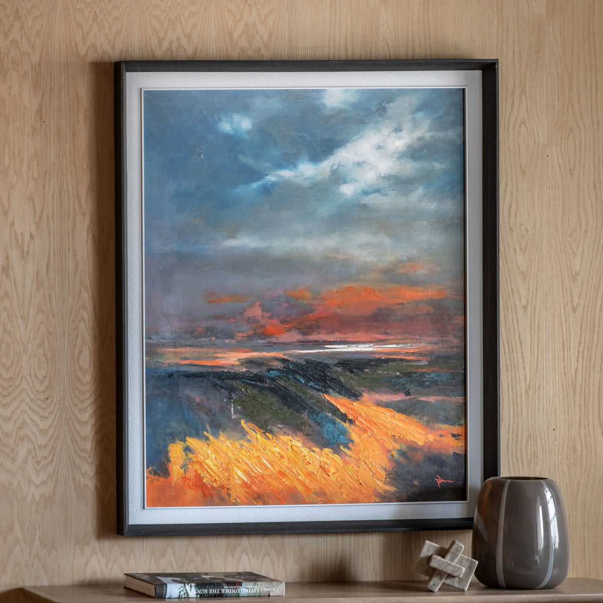 Bodhi Accessories Coastal Glow Framed Canvas House of Isabella UK