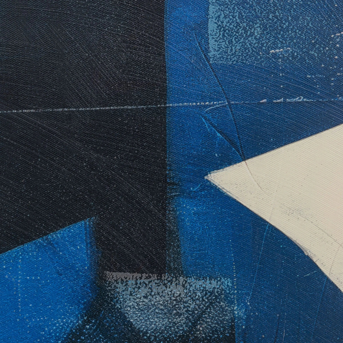 Bodhi Accessories Cobalt Abstract Framed Canvas House of Isabella UK