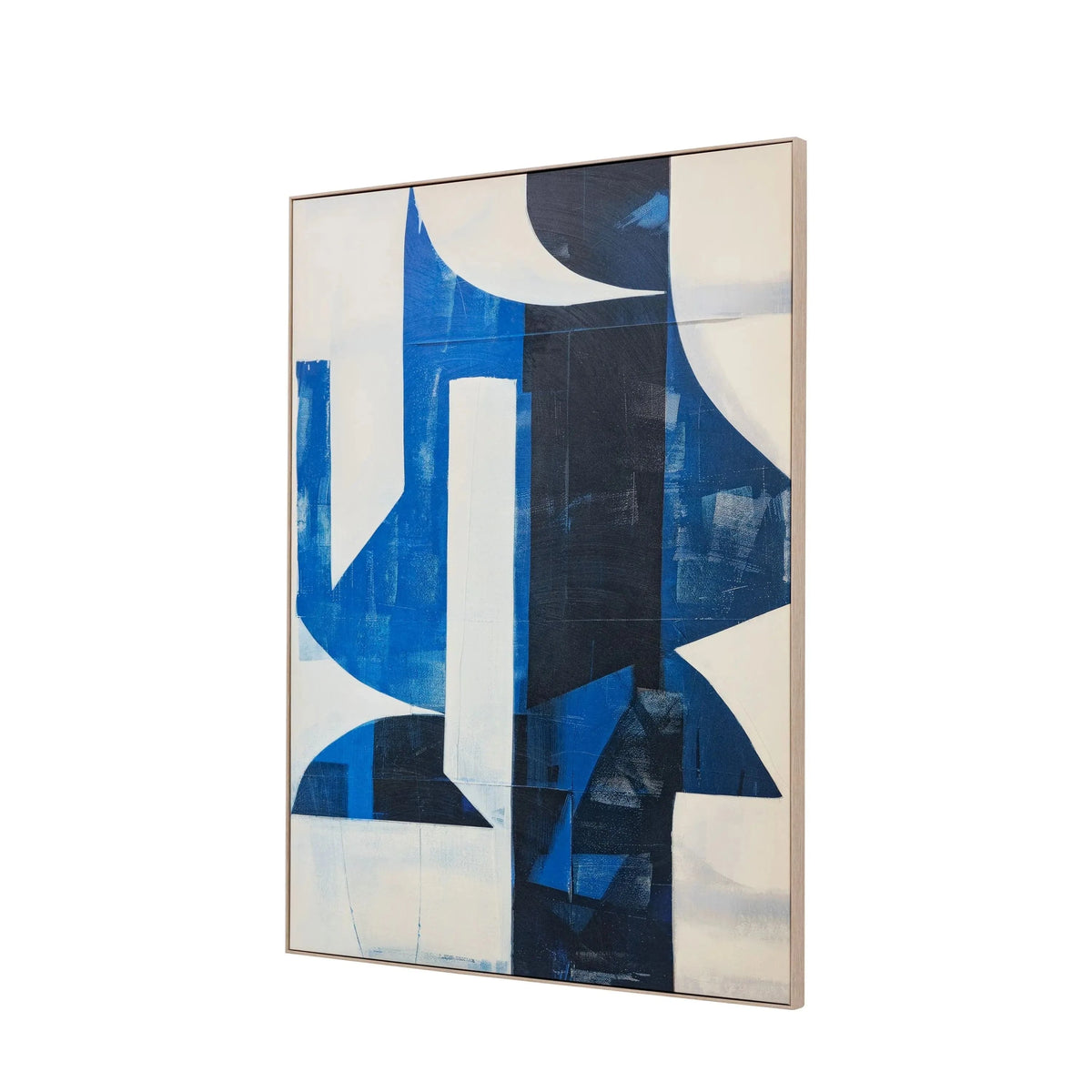 Bodhi Accessories Cobalt Abstract Framed Canvas House of Isabella UK