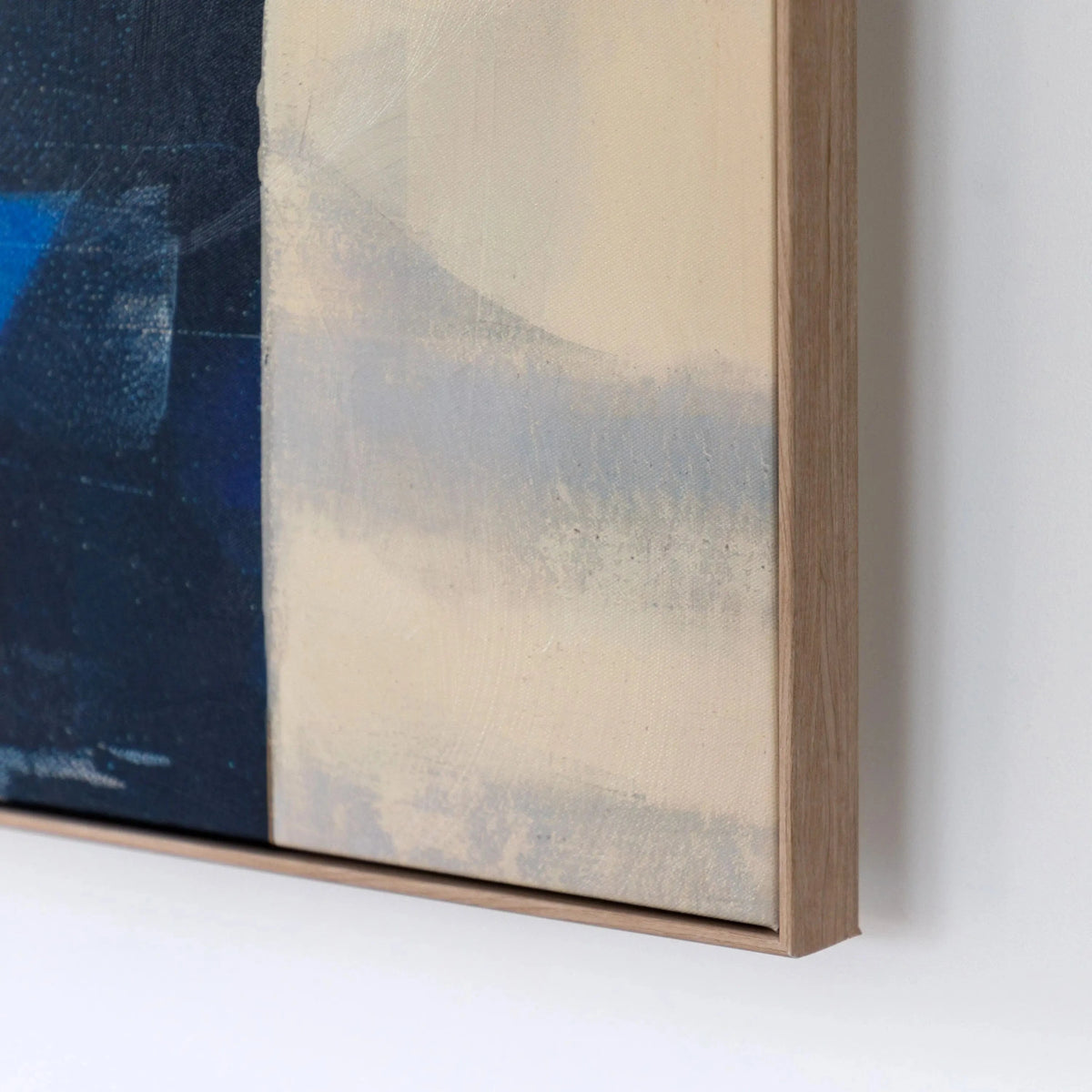 Bodhi Accessories Cobalt Abstract Framed Canvas House of Isabella UK