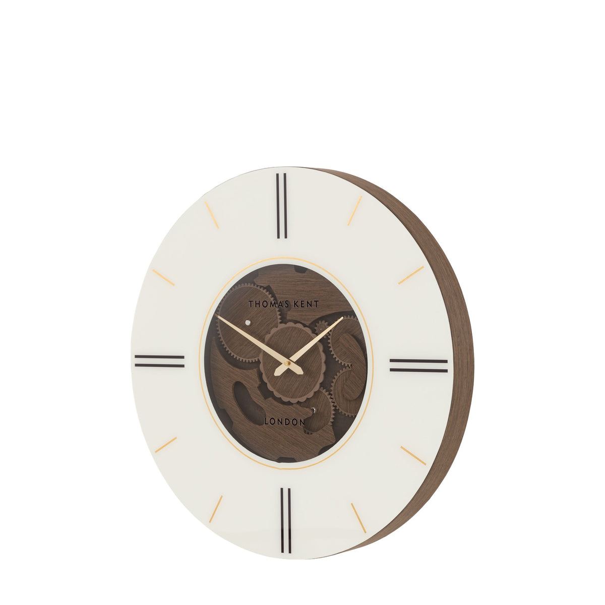 Bodhi Accessories Cogger Wall Clock Dark Walnut House of Isabella UK