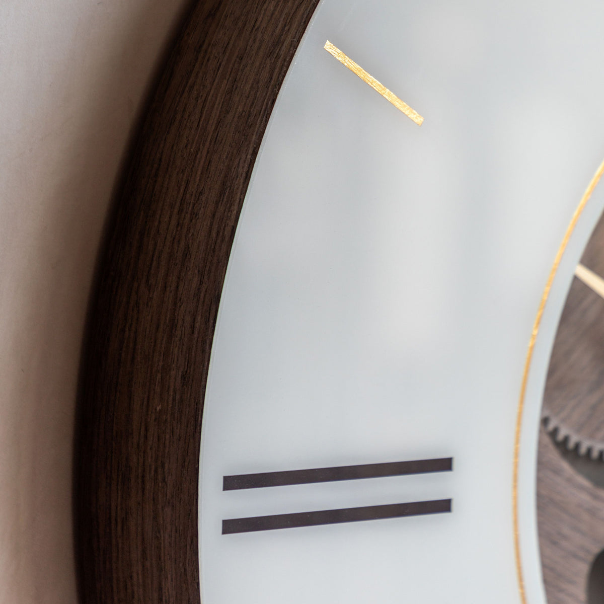 Bodhi Accessories Cogger Wall Clock Dark Walnut House of Isabella UK