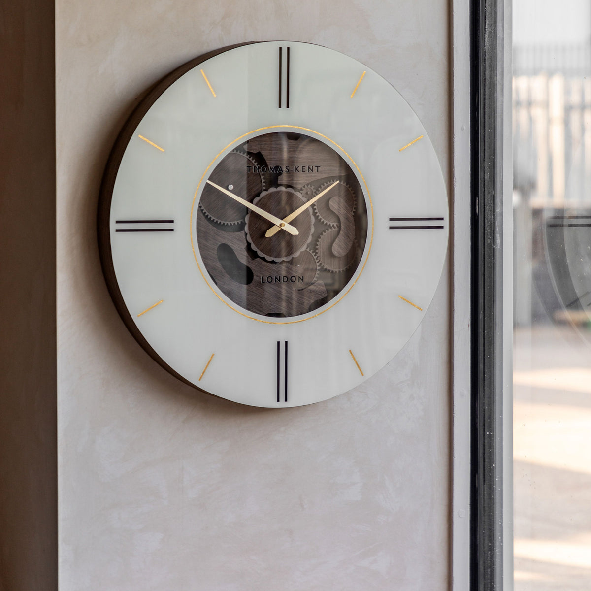 Bodhi Accessories Cogger Wall Clock Dark Walnut House of Isabella UK