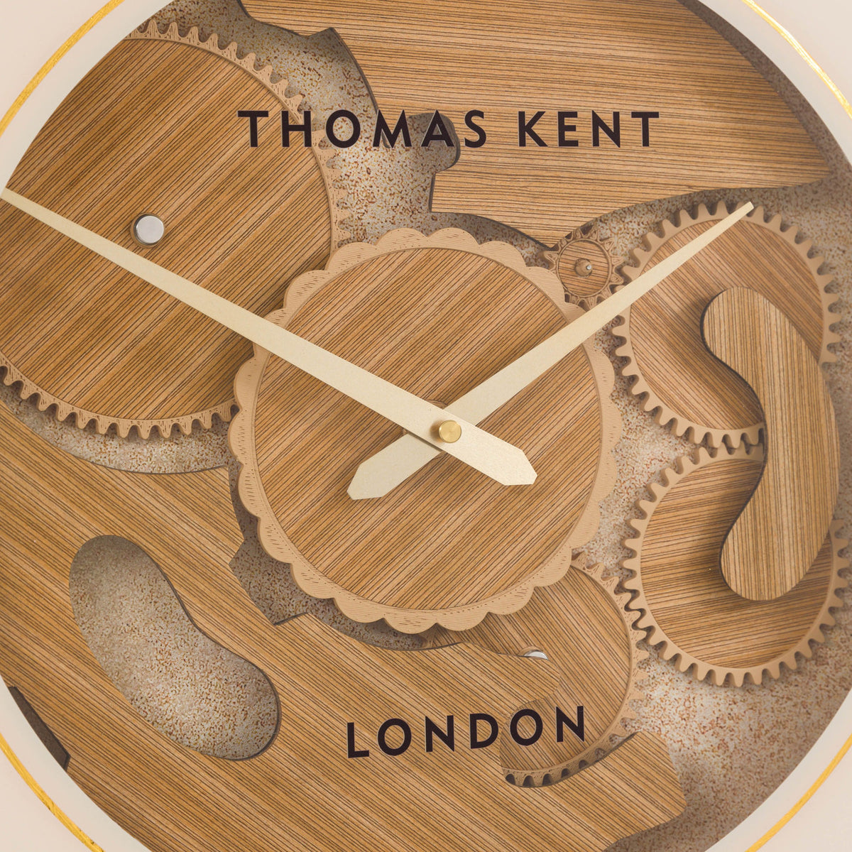 Bodhi Accessories Cogger Wall Clock Oak House of Isabella UK