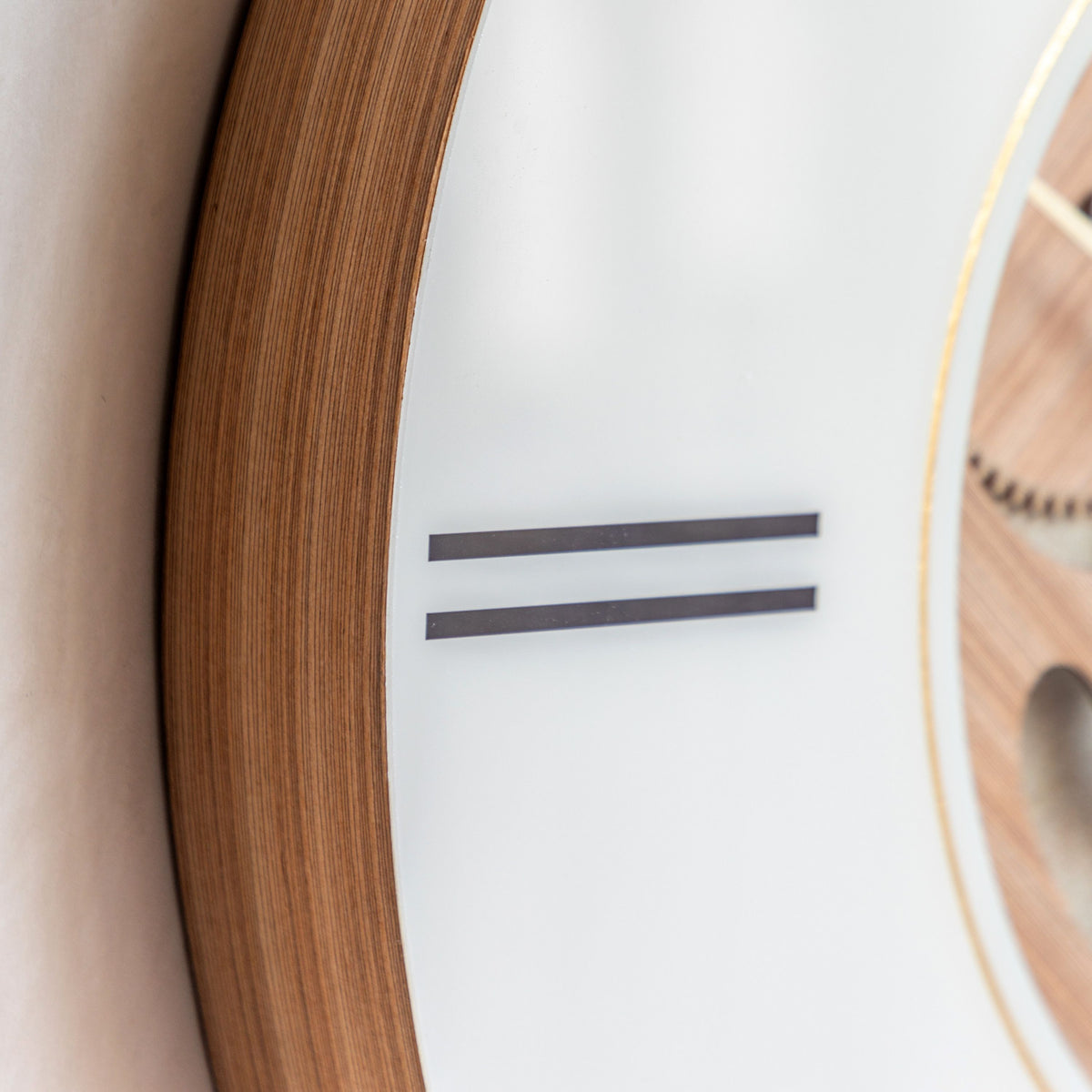 Bodhi Accessories Cogger Wall Clock Oak House of Isabella UK