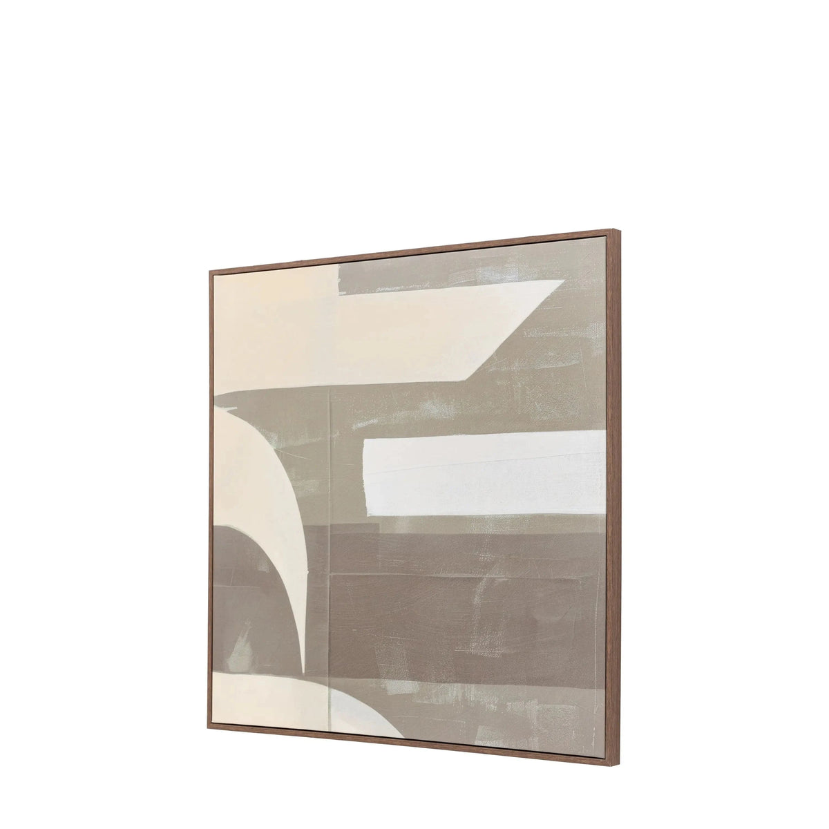 Bodhi Accessories Concreta Abstract Framed Canvas House of Isabella UK