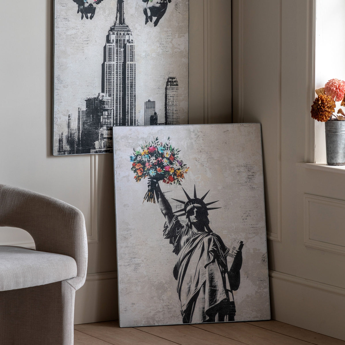 Bodhi Accessories Concrete Dreams I Framed Canvas House of Isabella UK