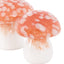 Bodhi Accessories Confetti Glass Mushrooms Set of 2 Burnt Orange House of Isabella UK