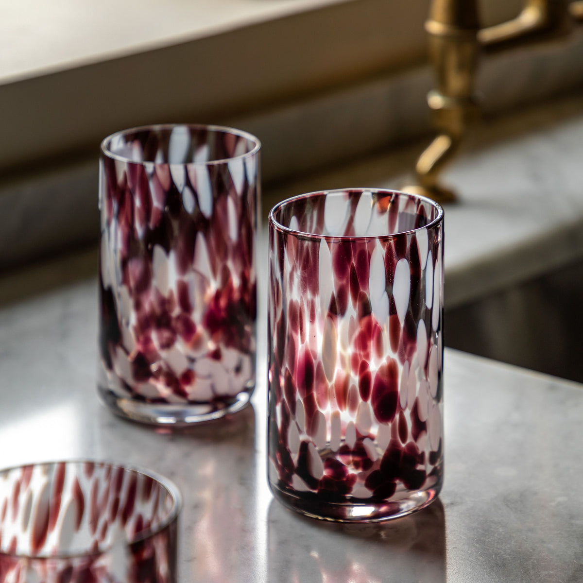 Bodhi Accessories Confetti Highball Glasses 4pk House of Isabella UK