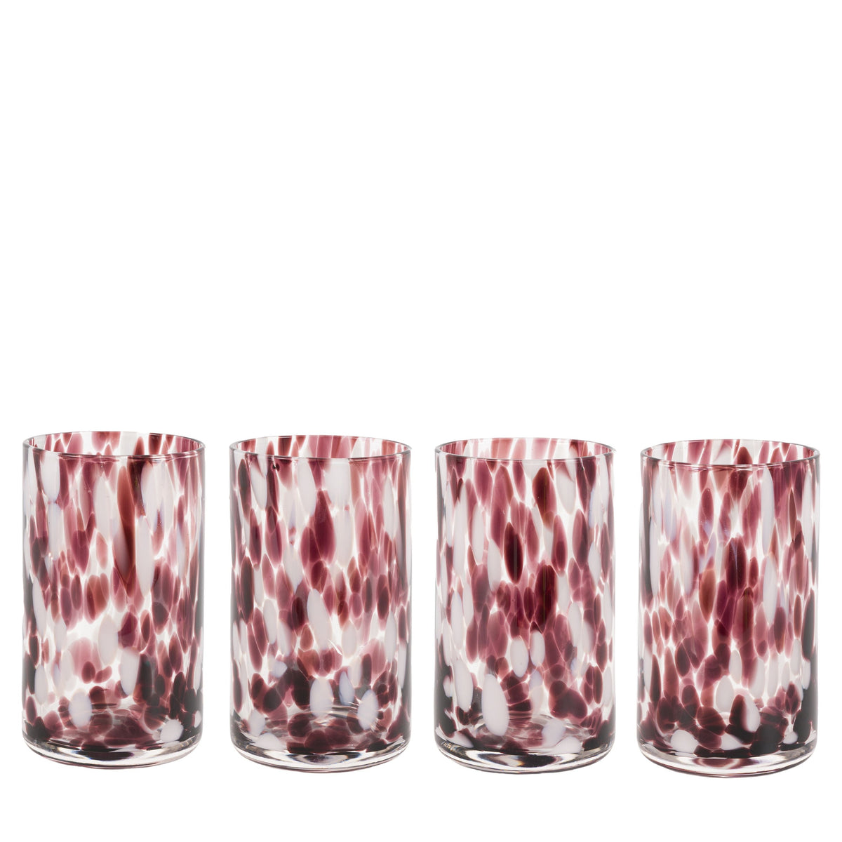 Bodhi Accessories Confetti Highball Glasses 4pk House of Isabella UK