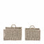 Bodhi Accessories Corte Log Baskets Set of 2 House of Isabella UK