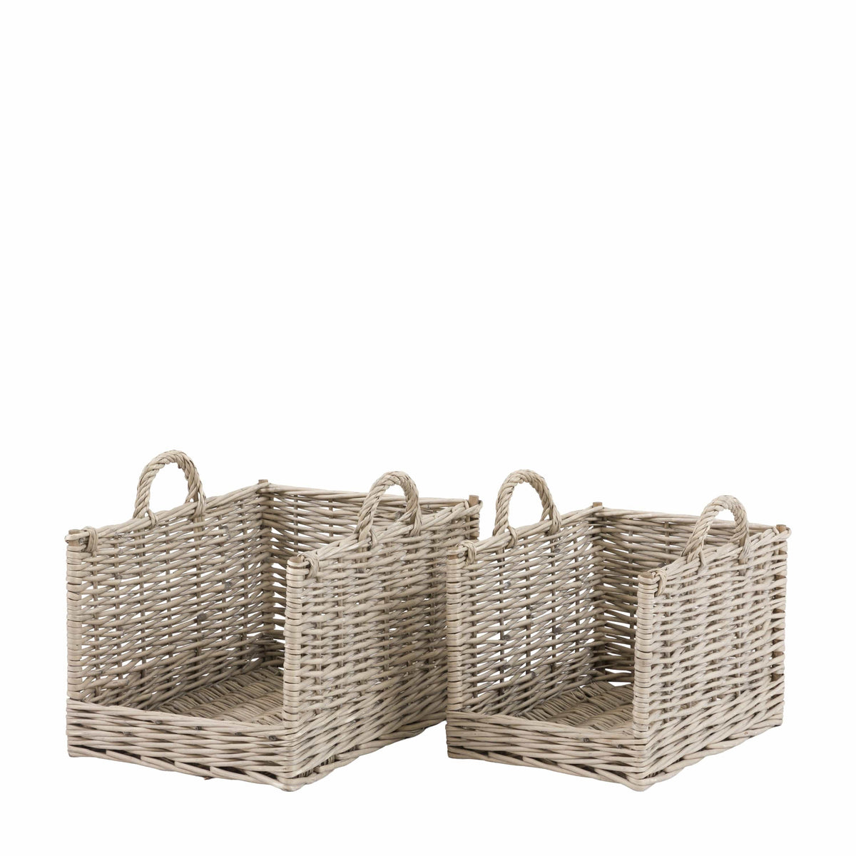 Bodhi Accessories Corte Log Baskets Set of 2 House of Isabella UK