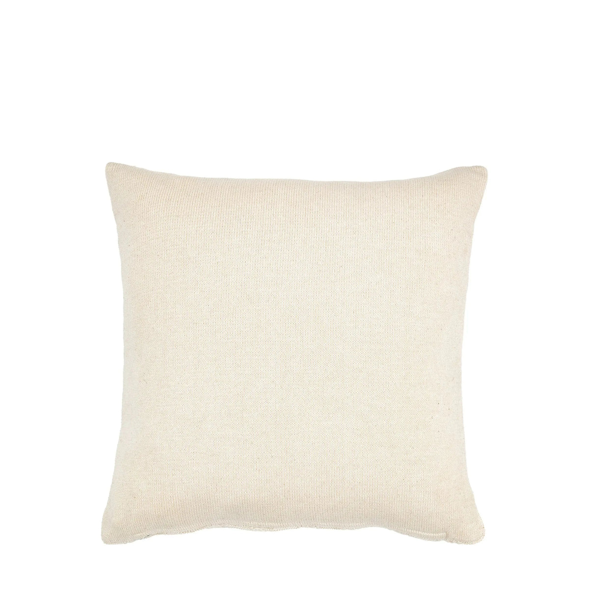 Cotton Cable Cushion Cream.