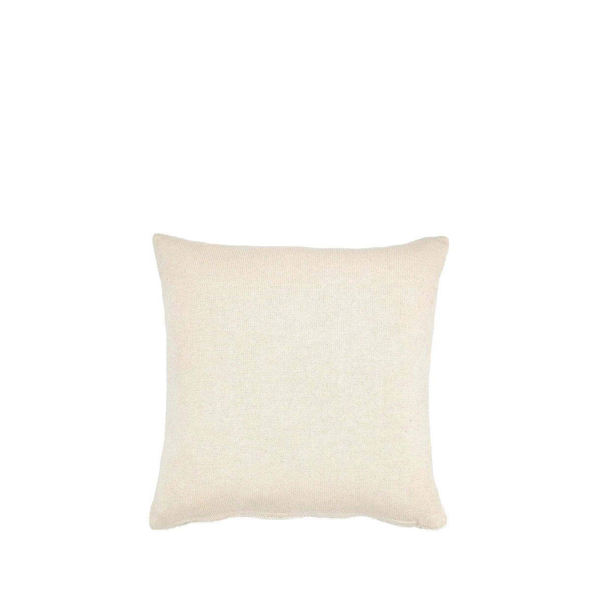 Cotton Cable Cushion Cream.