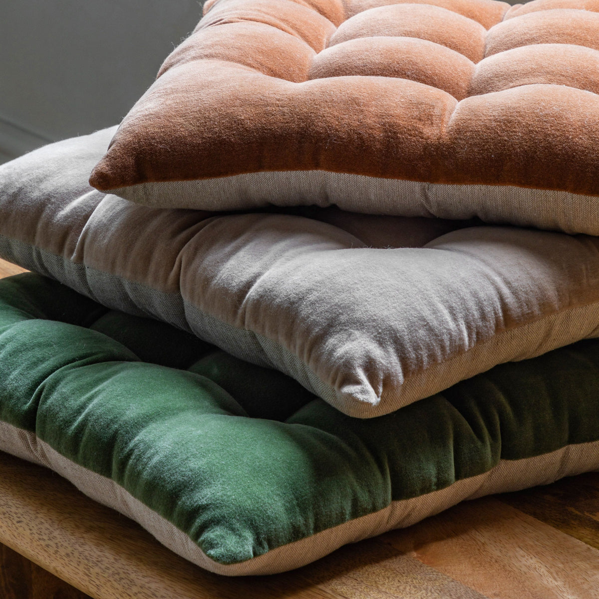 Cotton Velvet Seatpad Natural.